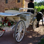 Landau 5 glaces blanc pour mariages