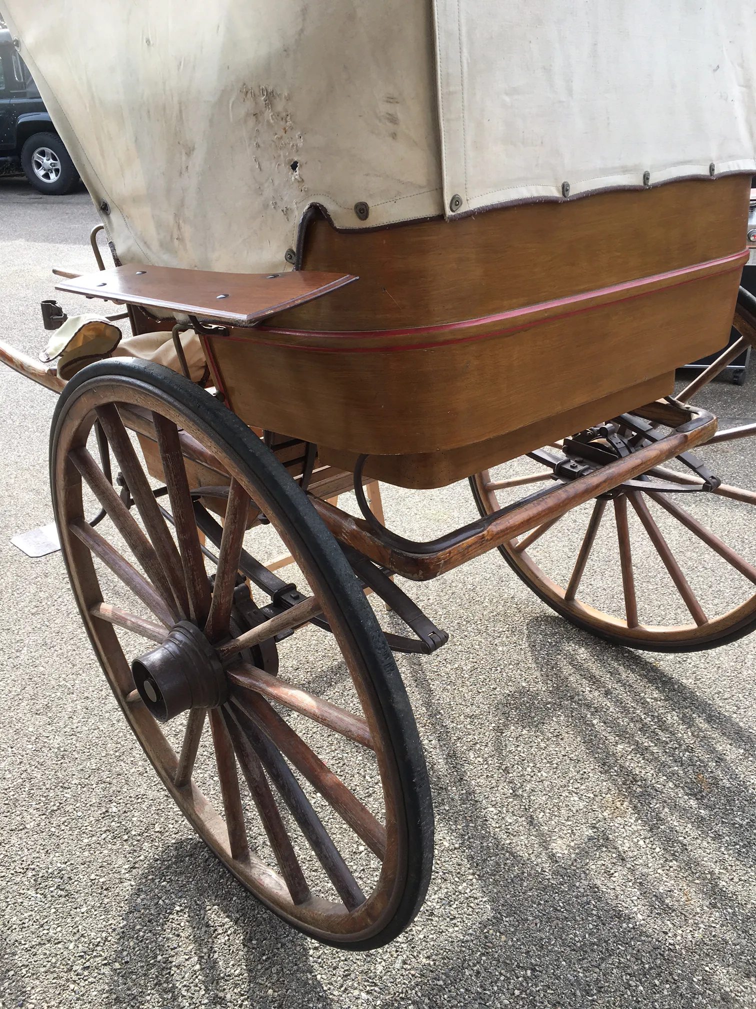 Voitures d'Antan Calèche 2 Roues Bois 13