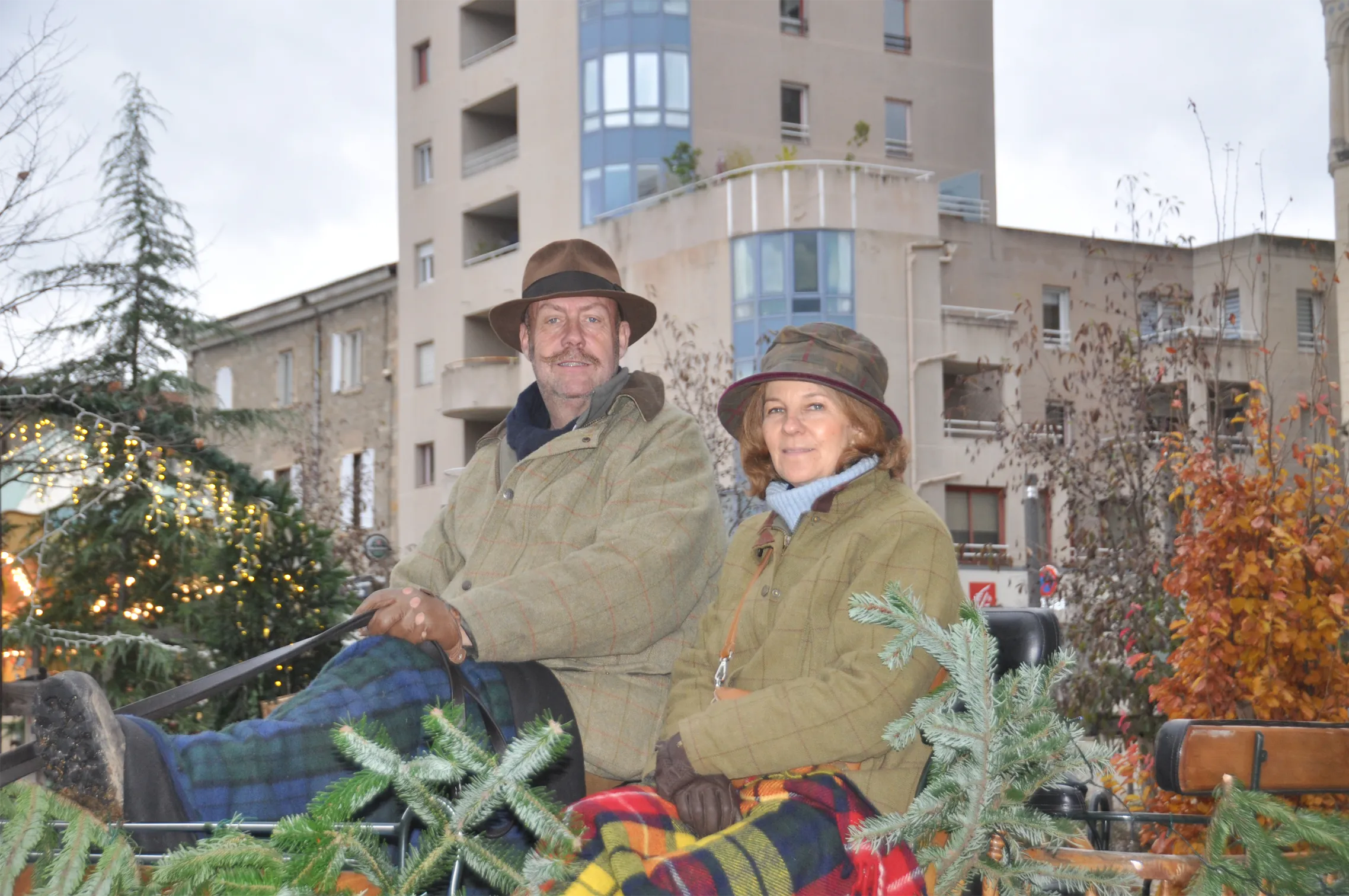 Voitures d'Antan Marché de Noël Pauline et Philippe
