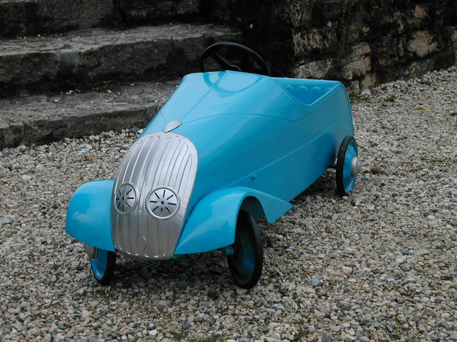 Voitures d'Antan Voitures Pédale Delage Bleue 2