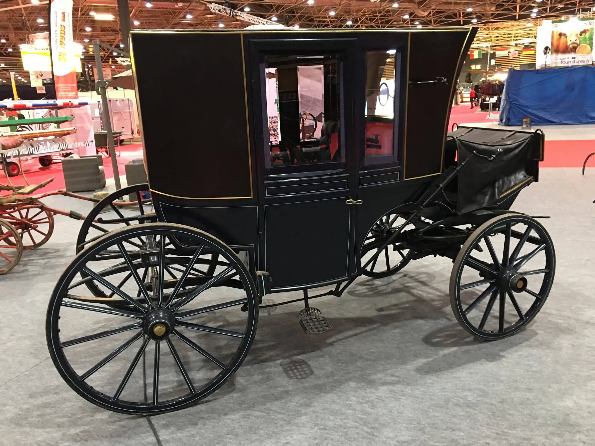 Voitures d'Antan - Exposition Equita Lyon - Salon du Cheval - Dilligence